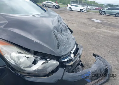 2013 Hyundai Elantra Gls из США, поврежденный, VIN KMHDH4AE1DU995040